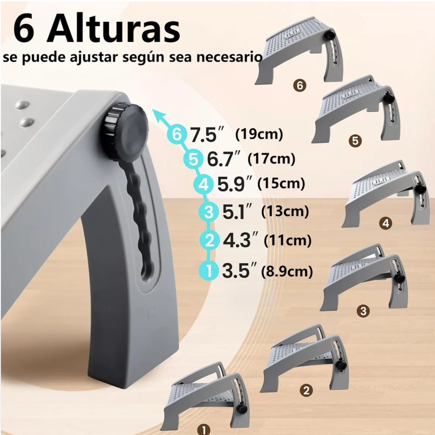 Repose-pieds À Bascule Sous Le Bureau À Rouleaux Reglable Repose-pieds En Plastique Avec Masseur
