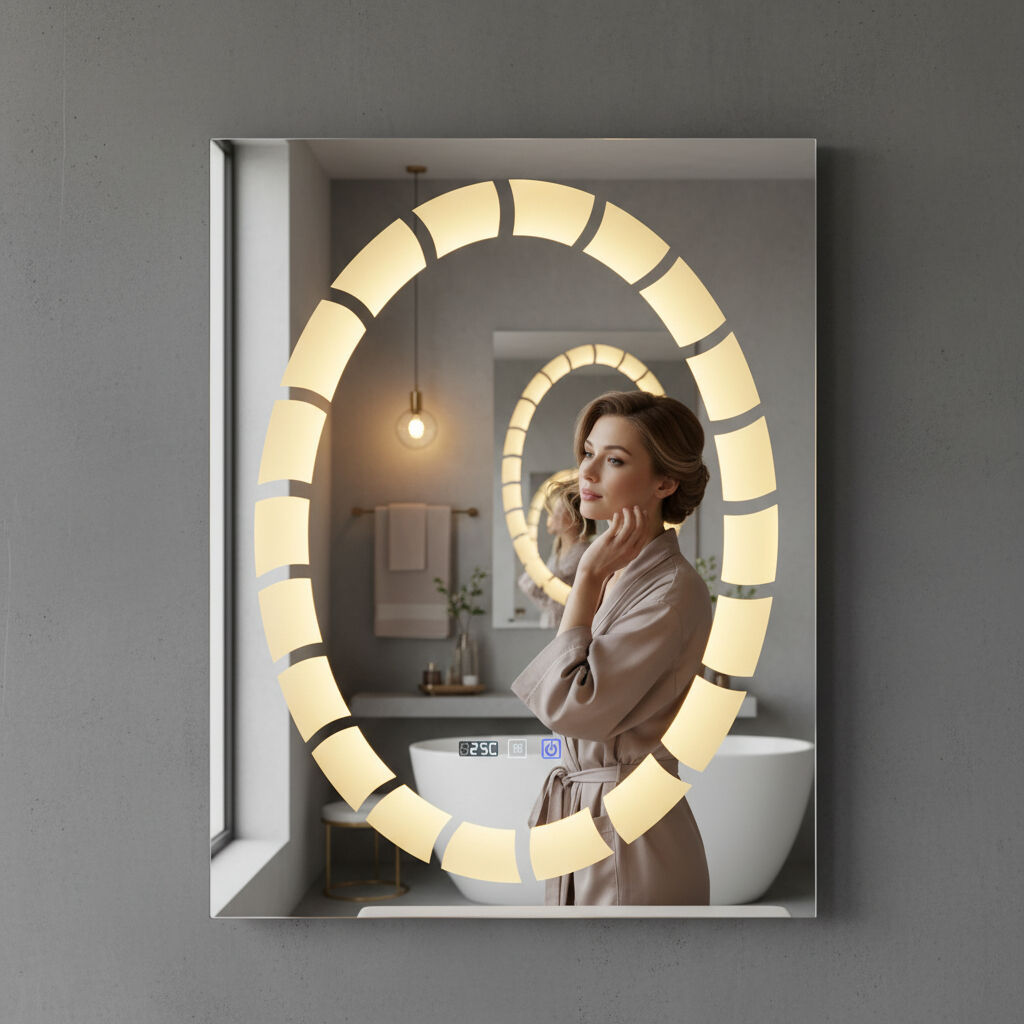 Miroir Mural Led 3 Couleurs Intelligent
