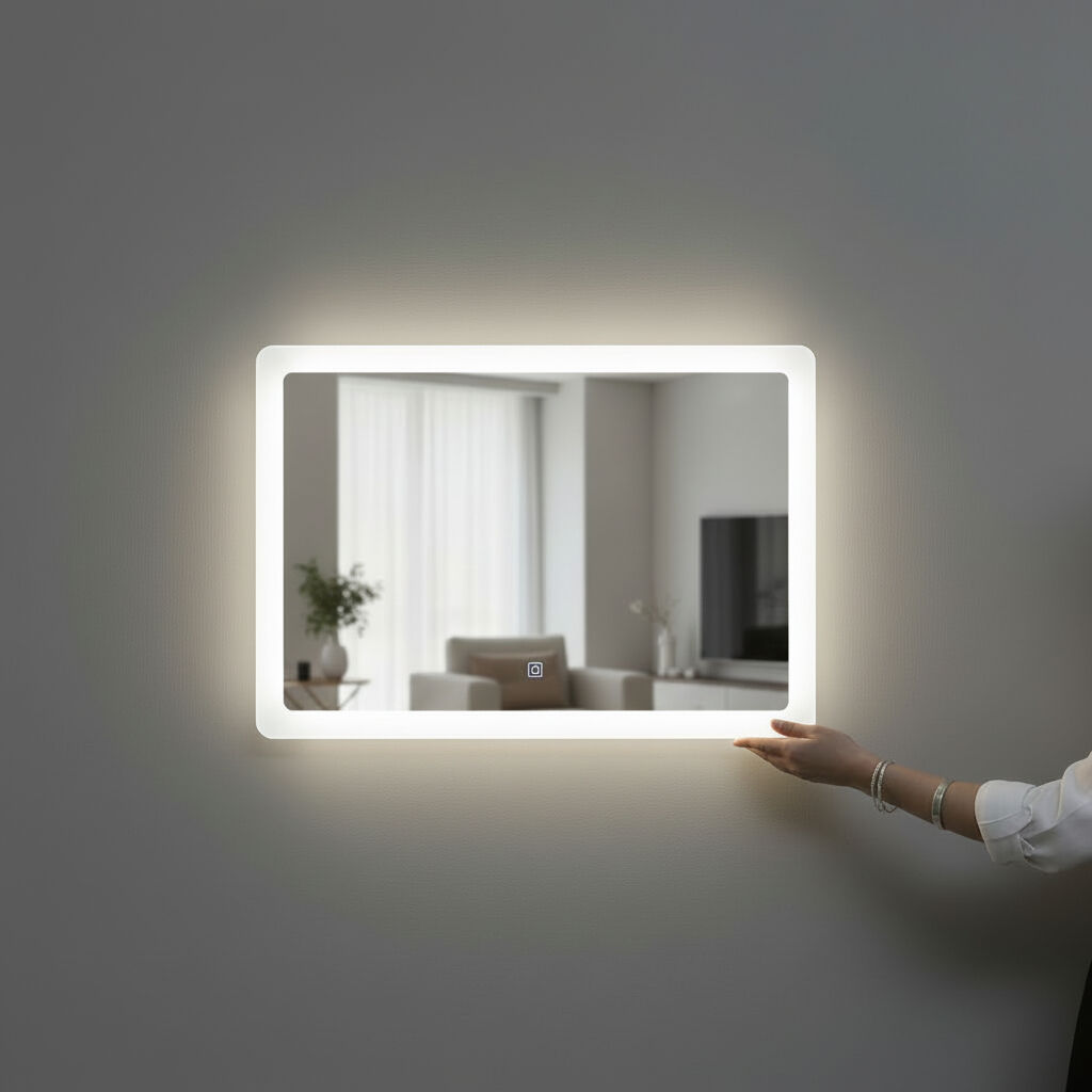Miroir Mural Led – Lumière Blanche