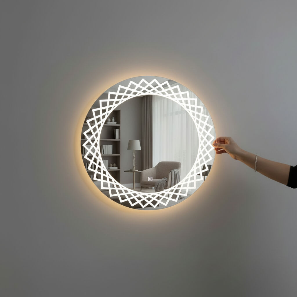 Miroir Mural Led – Lumière Blanche