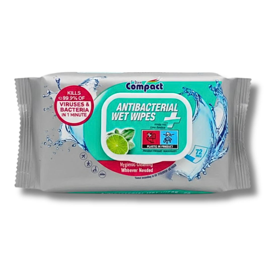 Lingettes Antibacterial 72 Pieces