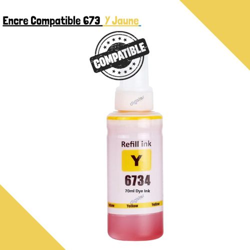 Encre Compatible 673 Y Jaune