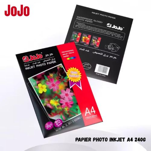 Papier Photo Inkjet A4 240g – Qualité Professionnelle (20 Feuilles)