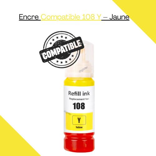 Encre Compatible 108 Y