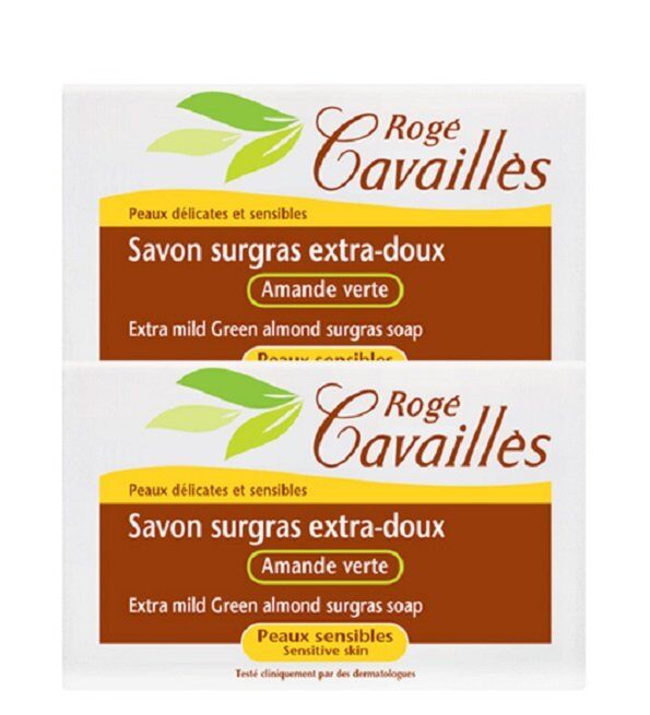 Roge Cavailles Rogé Cavaillès Savon Surgras Extra Doux Amande Verte - 3+1*250g Pack