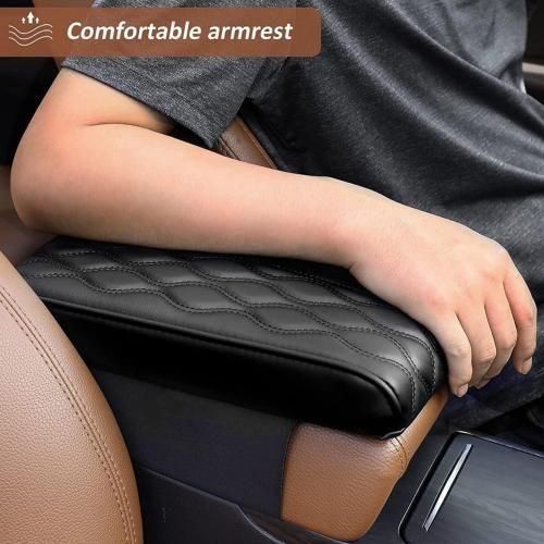 Accoudoir De Voiture En Cuir, Coussin De Protection Pour Console Centrale