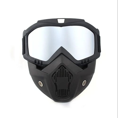 Masque De Lunettes De Moto Avec Filtre Buccal