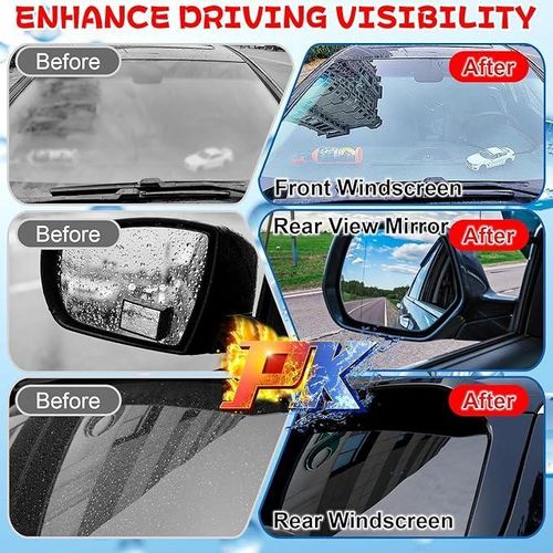 Nettoyant Professionnel Anti-film Dhuile Pour Vitres Et Pare-brise De Voiture -120ml