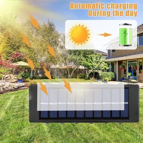 Applique Murale Solaire Led – 12 Led – Ip65 – Extérieur thumbnail 3