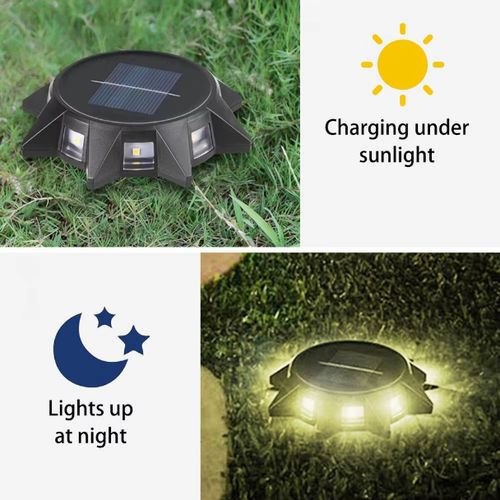 Lampes De Jardin Solaires Étanches Octogonales Pour L’extérieur thumbnail 3