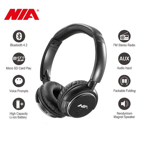 Casque Bluetooth Sans Fil Q1 Avec Micro, Carte Mémoire