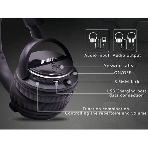 Casque Bluetooth Sans Fil Q1 Avec Micro, Carte Mémoire thumbnail 4