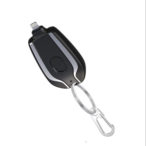 Petit Power Bank De Iphone Portable Compact Usb Avec Porte-clés thumbnail 2