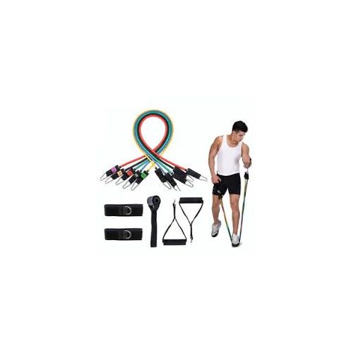 Bandes De Résistance Pour L'entraînement, Bandes Élastique Fitness Gym 11 Pcs thumbnail 4