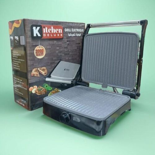 Grill Panini 2000w – Ouverture 180° – Revêtement Antiadhésif