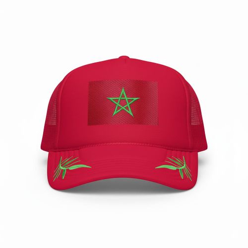 Casquette Du Maroc Tendance Unisexe Confort Et Réglable Avec Drapeau Du Maroc thumbnail 3
