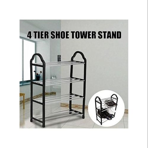 Organisateur De Chaussures Élégante Avec 4 Niveaux Pour Un Rangement Efficace thumbnail 3