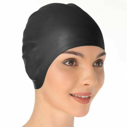 Bonnet De Natation Unisexe En Silicone Élastique, Imperméable Et Durable thumbnail 1