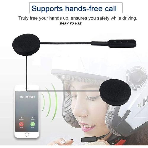 Casque Découte Bluetooth Pour Moto, Mains Libres, Réduction Du Bruit, Rechargeable thumbnail 4