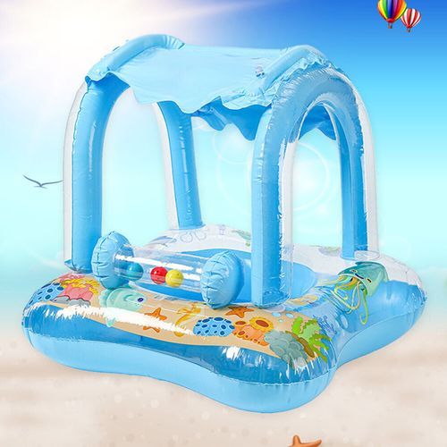 Bouée De Natation Pour Bébé, Flotteur Gonflable Avec Pare-soleil, Pour Piscine thumbnail 4