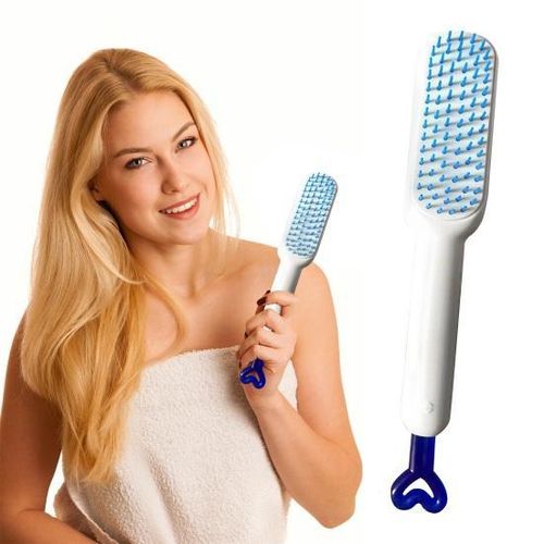 Brosse À Cheveux Autonettoyante Avec Dents Rétractables, Peigne De Massage Antistatique Pour Tous Les Types De Cheveux