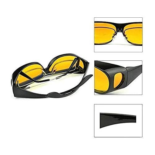 Lunettes Hd Vision Unisexe, Lumière Améliorée Pour La Conduite Nocturne thumbnail 4