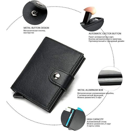 Portefeuille Pop-up En Aluminium Avec Blocage Rfid thumbnail 3