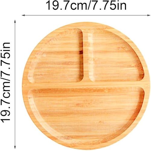 Assiette De Service En Bambou Rond thumbnail 3