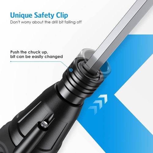 Perceuse Visseuse Électrique Sans Fil, Outil Automatique Rechargeable Usb thumbnail 3