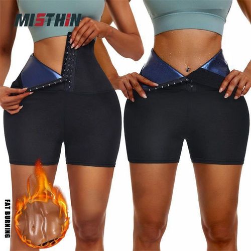 Short De Sudation Effet Sauna – Taille Haute, Compression Gainante, Amincissant Pour Fitness Et Perte De Poids, Xxl/xxxl