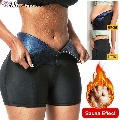 Short De Sudation Effet Sauna – Taille Haute, Compression Gainante, Amincissant Pour Fitness Et Perte De Poids, Xxl/xxxl