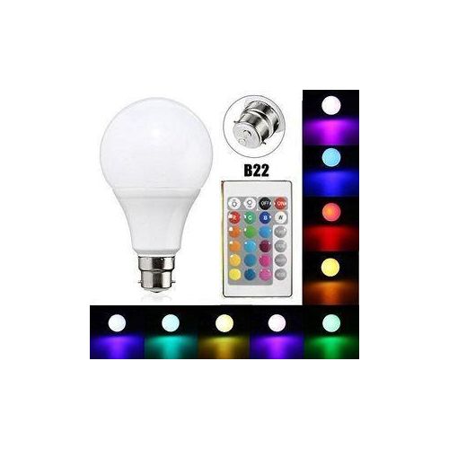 Lampe Led Rgb À Changement De Couleur, Ampoule Avec Télécommande thumbnail 3