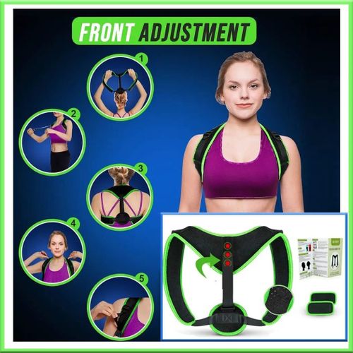Correcteur De Posture Pour Dos Et Épaules - Ceinture De Soutien Réglable Pour Adulte thumbnail 4