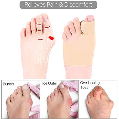 Correcteur D'oignon Et Attelle Orthopédique, Protecteur D'orteils En Gel, 1paire thumbnail 4