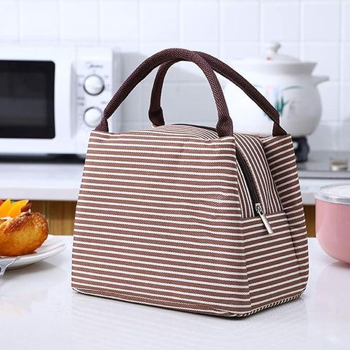 Sac À Lunch Isotherme Réutilisable En Tissu Oxford thumbnail 4