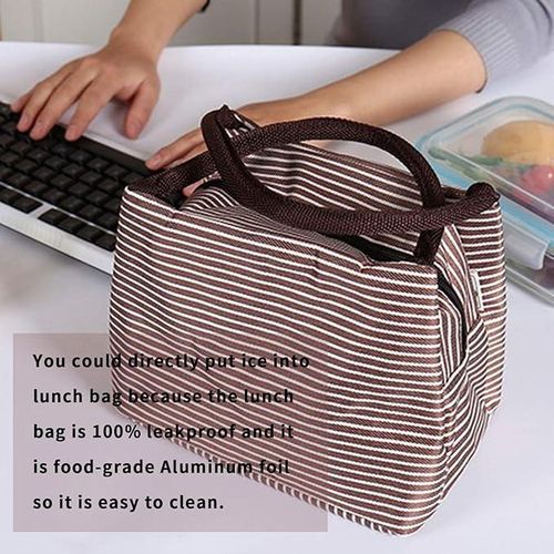 Sac À Lunch Isotherme Réutilisable En Tissu Oxford