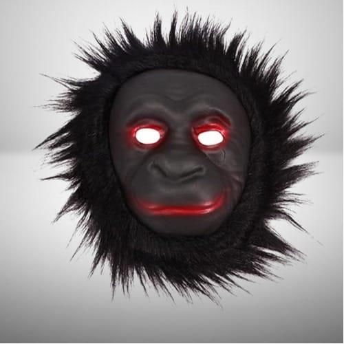 Masque De Chimpanzé En Plastique Léger, Accessoire De Déguisement Amusant Et Terrifiant