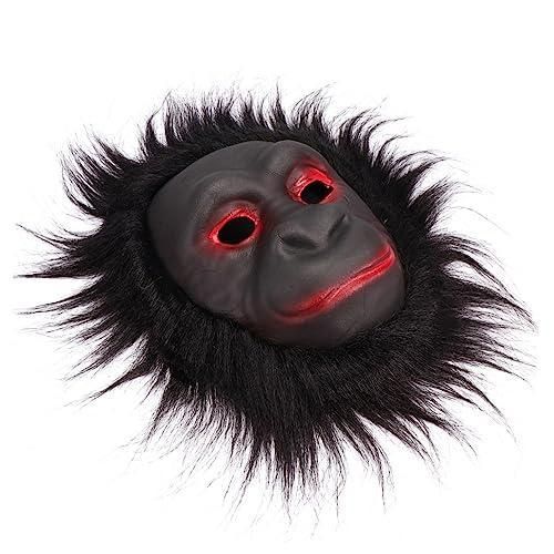 Masque De Chimpanzé En Plastique Léger, Accessoire De Déguisement Amusant Et Terrifiant