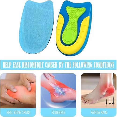 Talonnette En Gel De Silicone Confort Ultime Pour Soulager La Douleur Au Talon