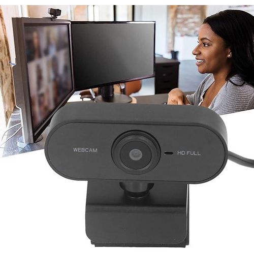 Webcam Hd 1080p Avec Microphone Et Rotation À 360°, Caméra Usb Pour Vidéoconférences Et Streaming