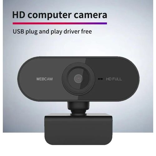 Webcam Hd 1080p Avec Microphone Et Rotation À 360°, Caméra Usb Pour Vidéoconférences Et Streaming