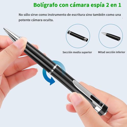 Stylo Caméra Espion Full Hd 1080p, Mini Caméra Cachée Discrète Avec Carte Sd 32 Go thumbnail 4