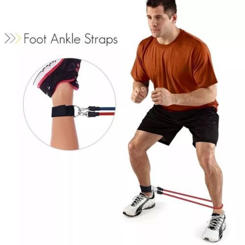 11 Pièces Bandes De Résistance Ensemble Corde À Sauter Bandes De Tube Dexercice