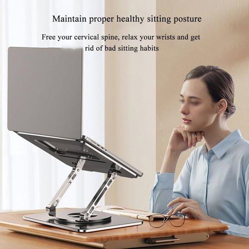 Support Rotatif À 360° Pour Ordinateur Portable Et Tablette