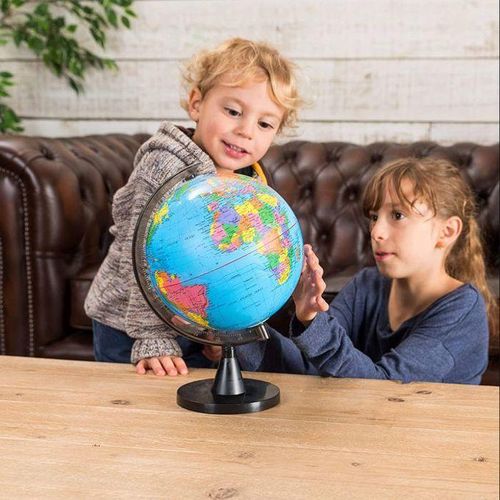 Mini Globe Terrestre Éducatif 10,6 Cm, Carte Du Monde Interactive Pour Enfants Et Adultes thumbnail 3