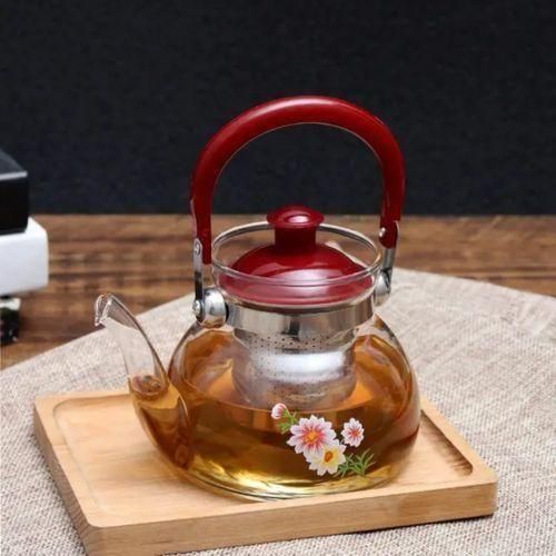Théière Et Cafetière En Verre, Résistant À La Chaleur, Avec Infuser