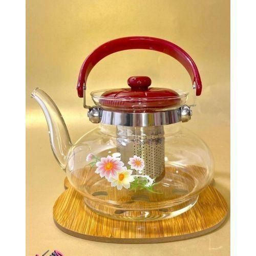 Théière Et Cafetière En Verre, Résistant À La Chaleur, Avec Infuser