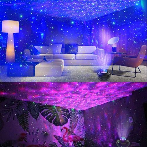 Veilleuse Nuit Détoiles Multi Couleur Avec Haut-parleur De Musique Télécommandé