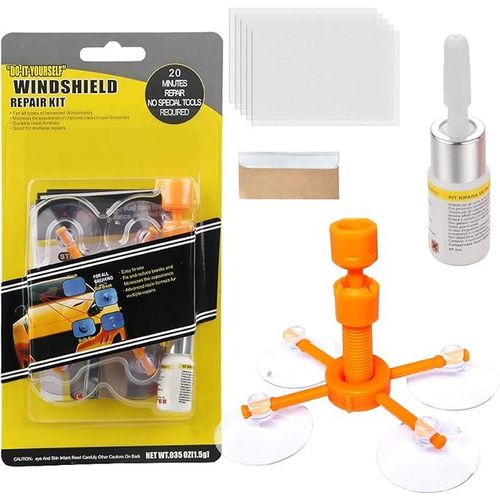 Kit De Réparation De Pare-brise De Voiture, Outil De Réparation De Fissures Et Éclats Avec Résine Haute Transparence
