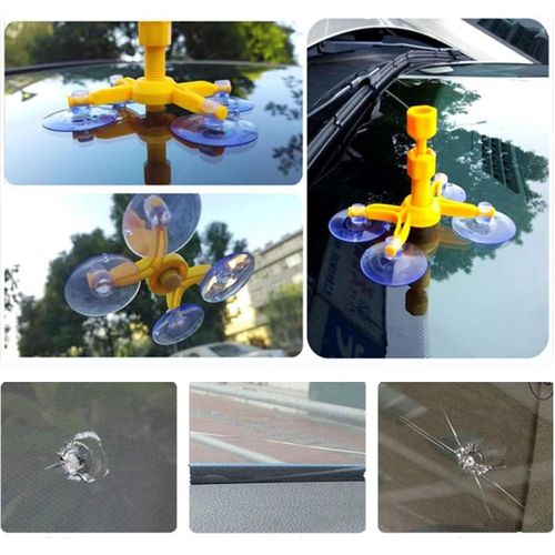 Kit De Réparation De Pare-brise De Voiture, Outil De Réparation De Fissures Et Éclats Avec Résine Haute Transparence thumbnail 3